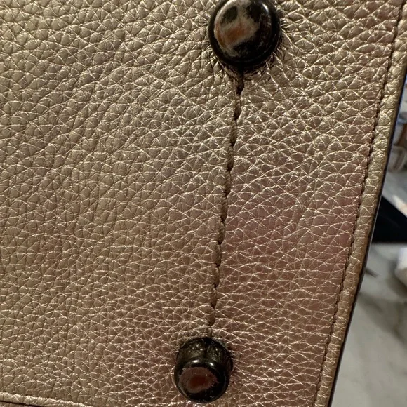Coach Metallic Gold Shoulder Bag - Picture 9 of 13